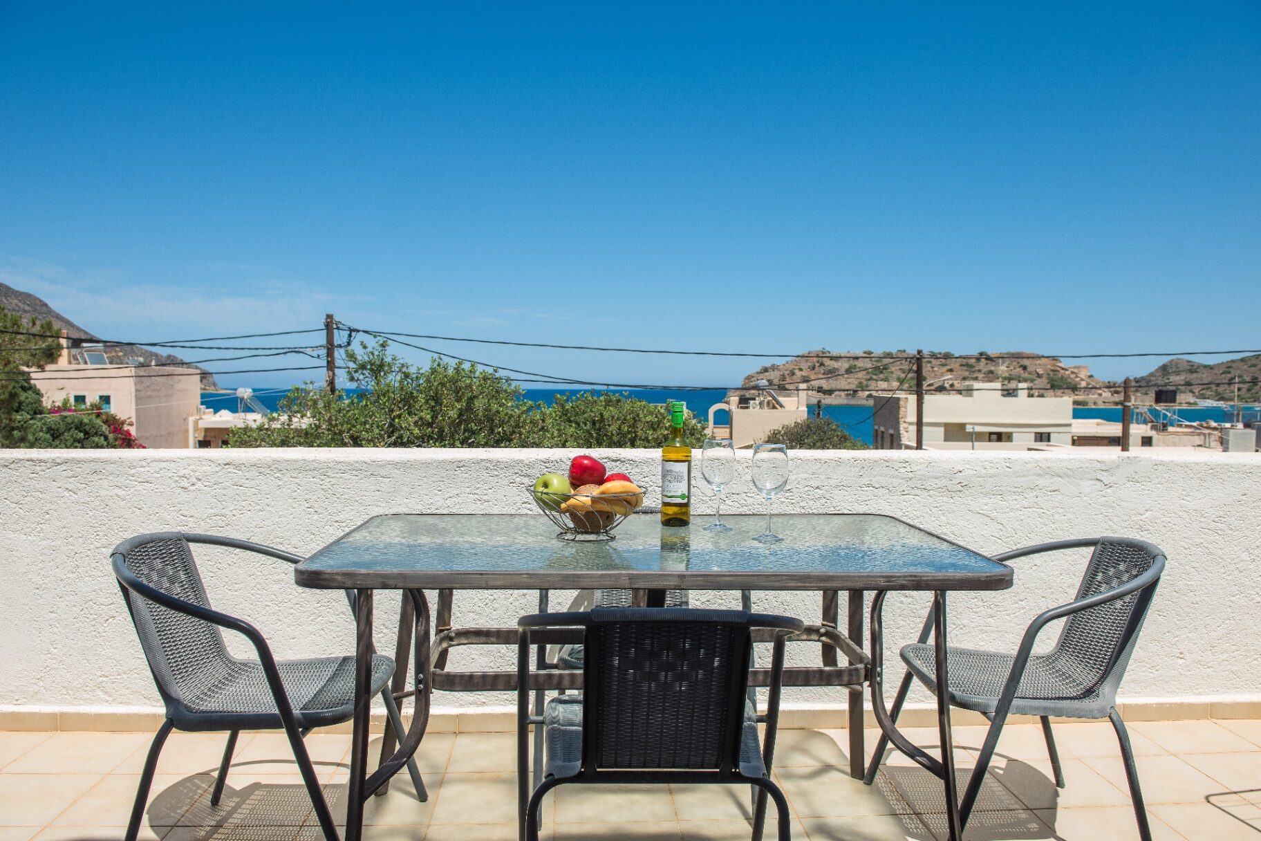 Sea view from Athina Villas terrace
